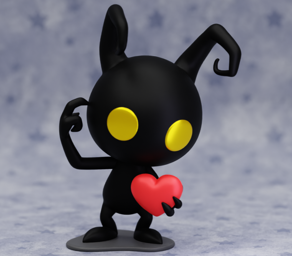 Kingdom Hearts Heartless Shadow Miniature